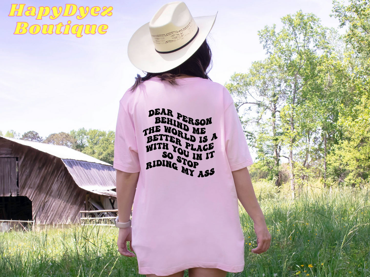 Dear Person Behind Me