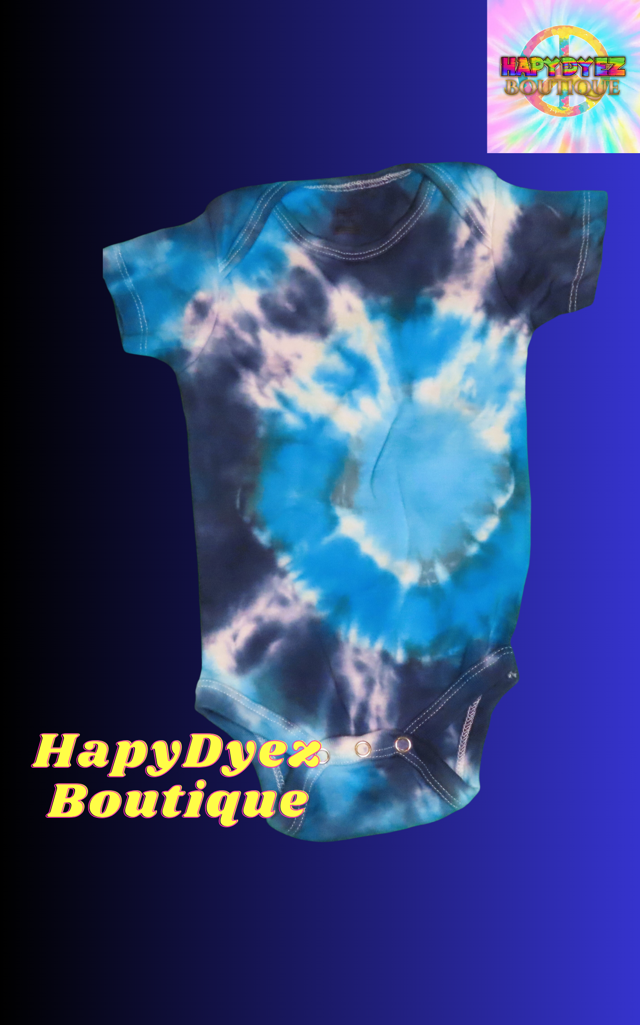 Blue Dream-Ready to Ship- Baby Onesie 9-12mo