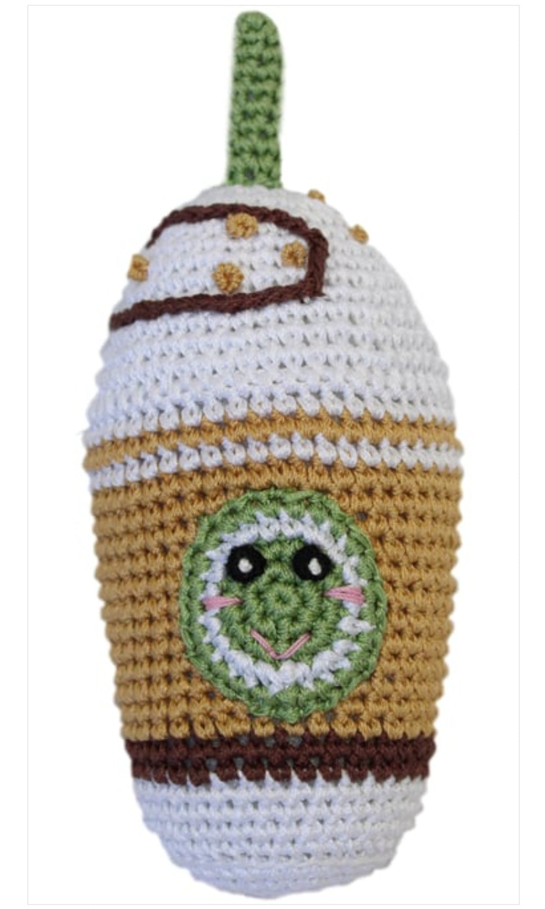 Latte Organic Cotton Dog Toy