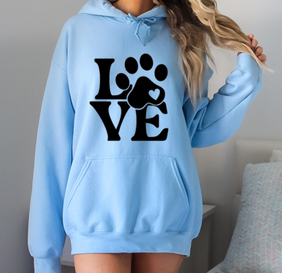 Love Paw Print-**Design**
