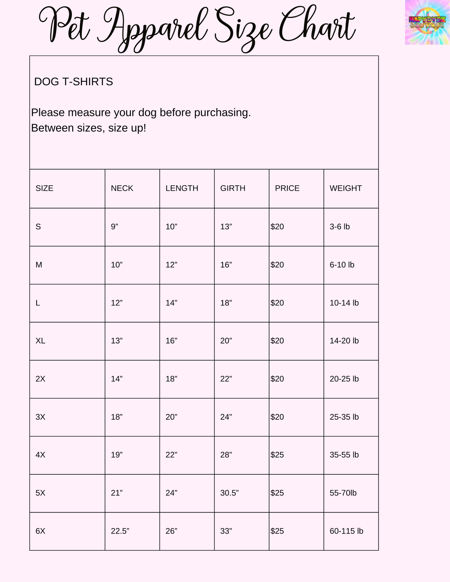 Blue Dream Tye Dye Dog T-Shirt- Size XL- Ready to Ship