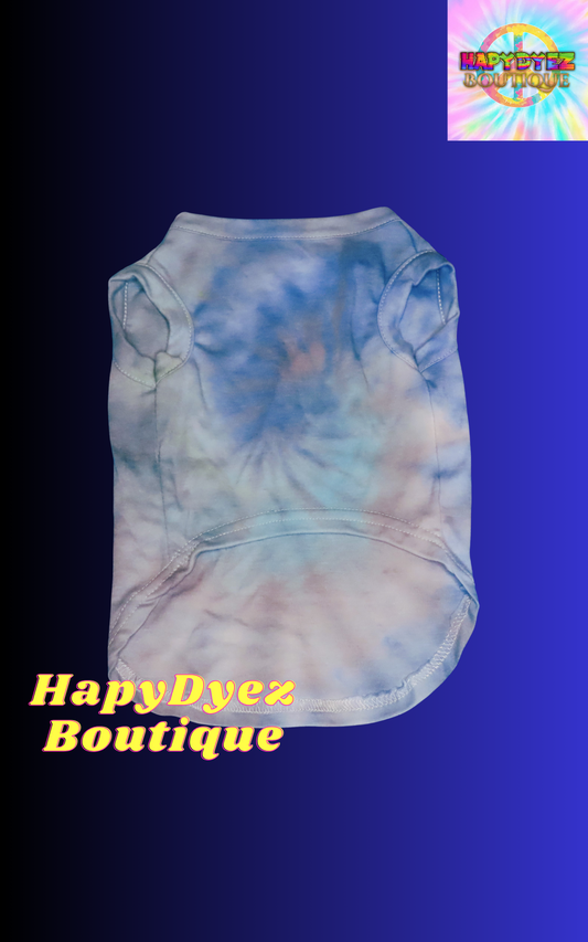 Blue Dream Tye Dye Dog T-Shirt- Size XL- Ready to Ship