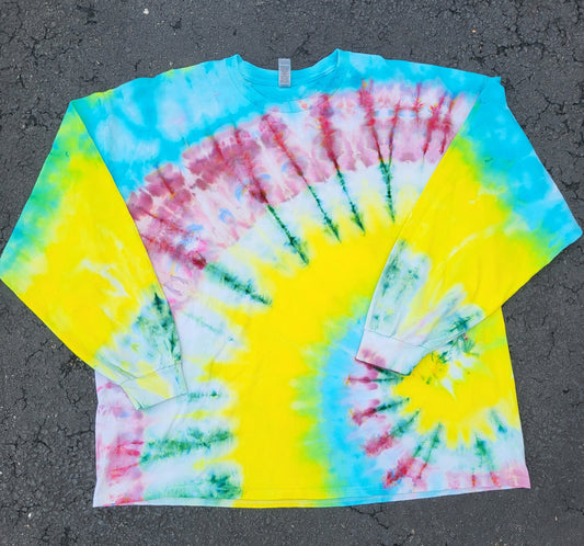 Spiral Long Sleeve- Ready to Ship- Size Adult 3XL