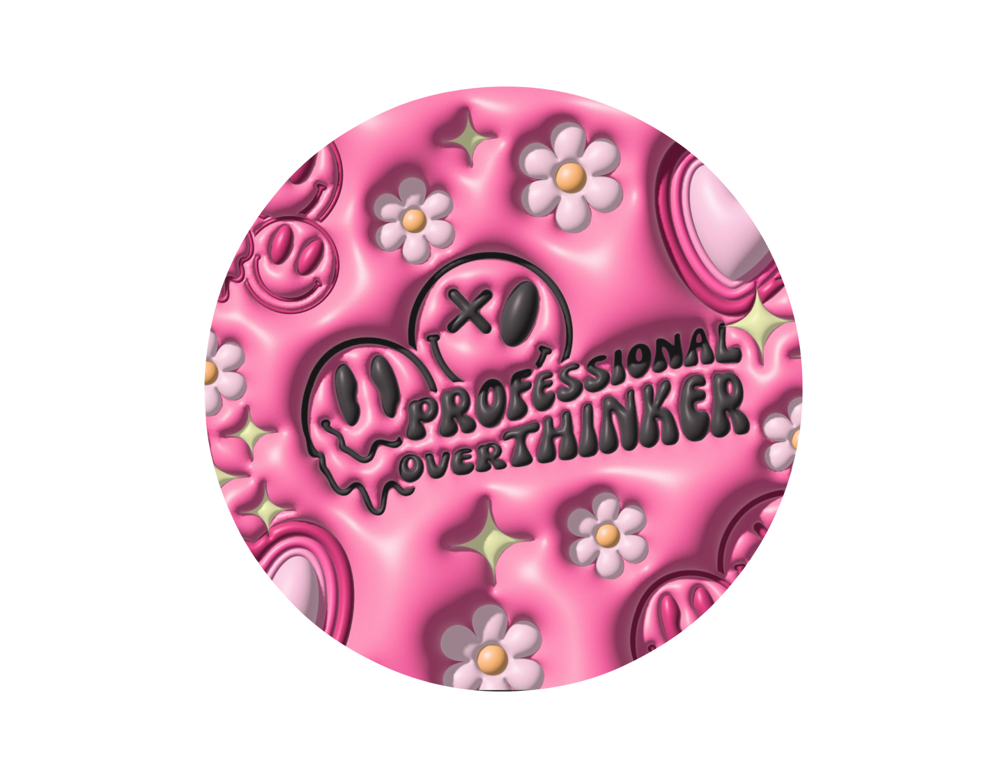 Professional OverTHINKER-3Df Puff Car Coaster