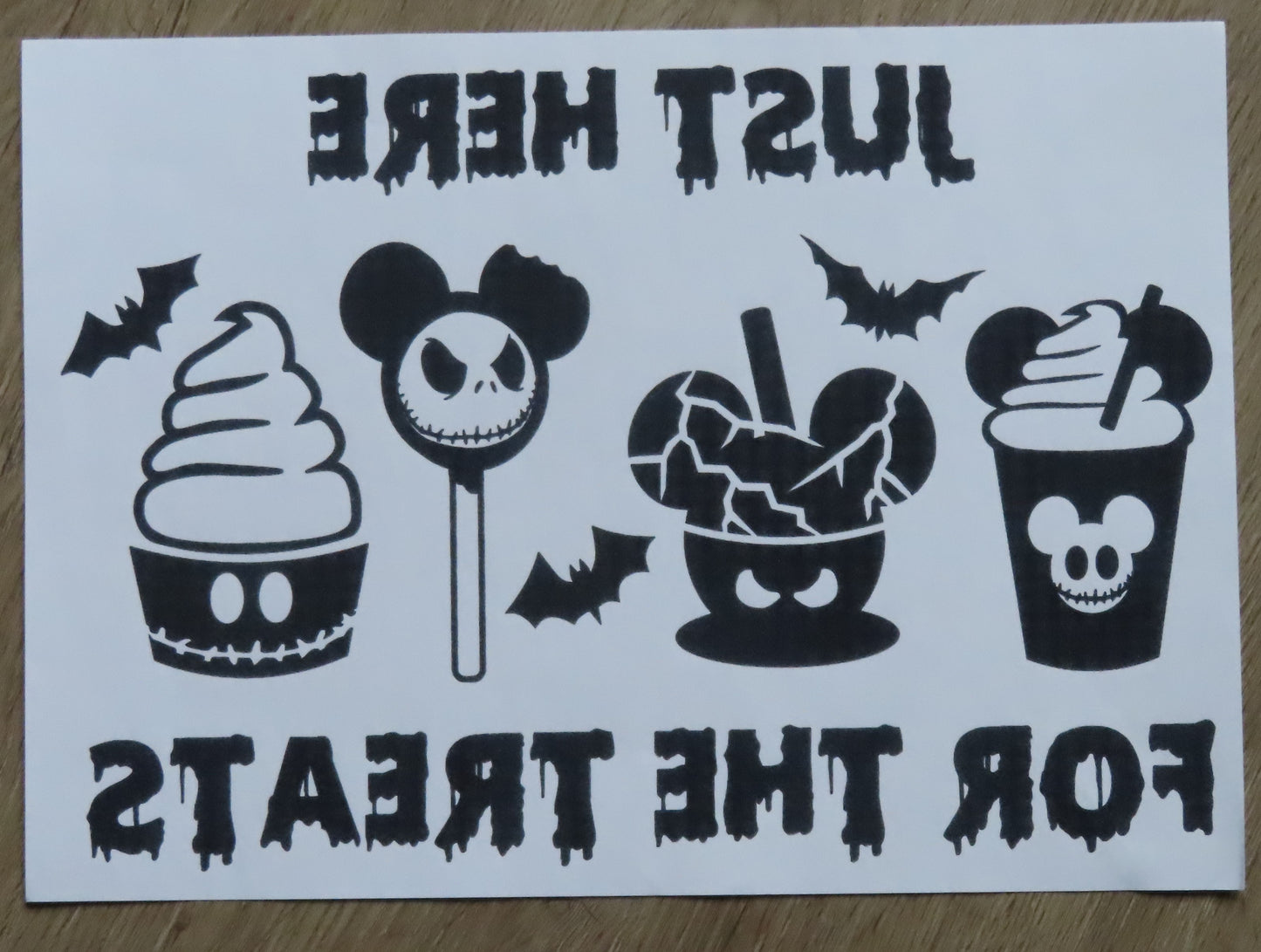 Just Here For The Treats-**Design**