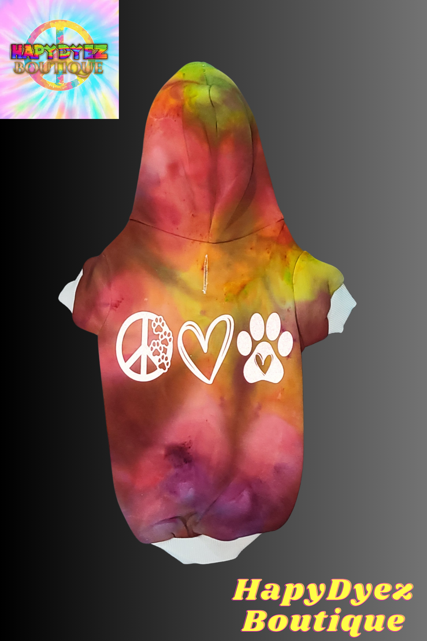 CUSTOM Tye Dye Pet Apparel