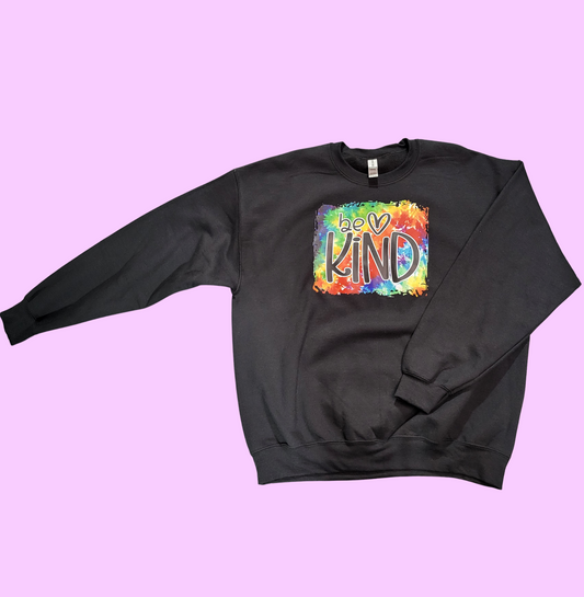 Be Kind Sweatshirt- Ready to Ship- Size Adult XL