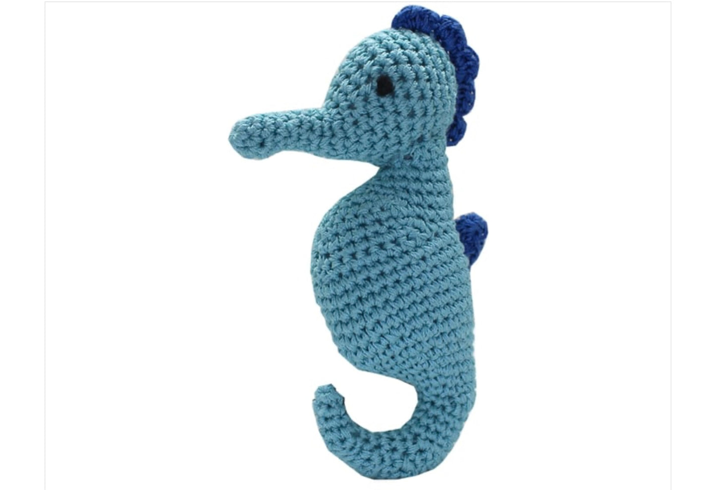 Seahorse Organic Cotton Dog Toy