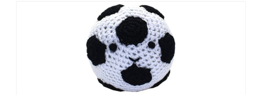 Soccer Ball Organic Cotton Dog Toy