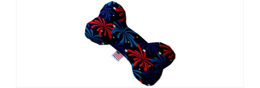 Fireworks Plush Dog Toy