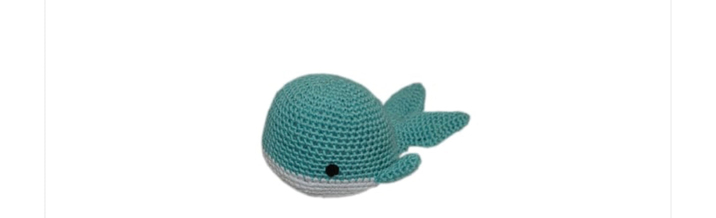 Daisy the Dolphin Organic Cotton Dog Toy