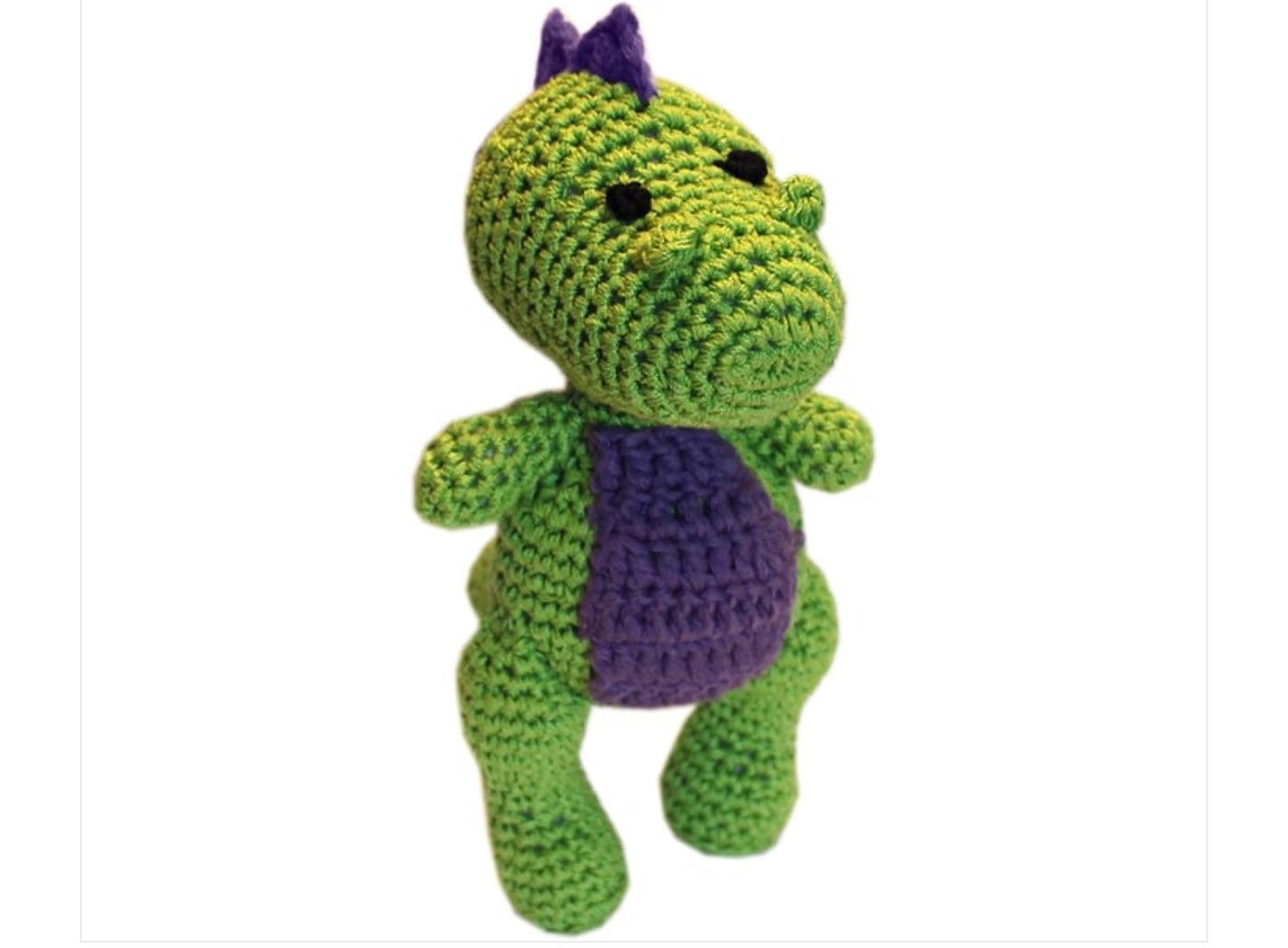 Rex the Dinosaur Organic Cotton Dog Toy