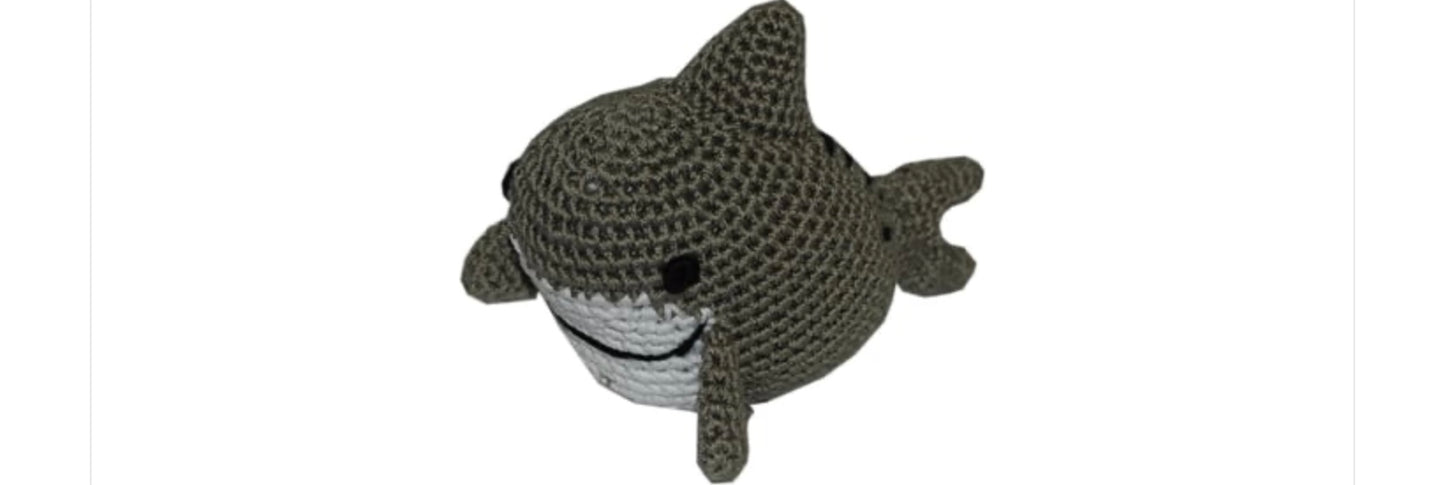 Bruce the Shark Organic Cotton Dog Toy