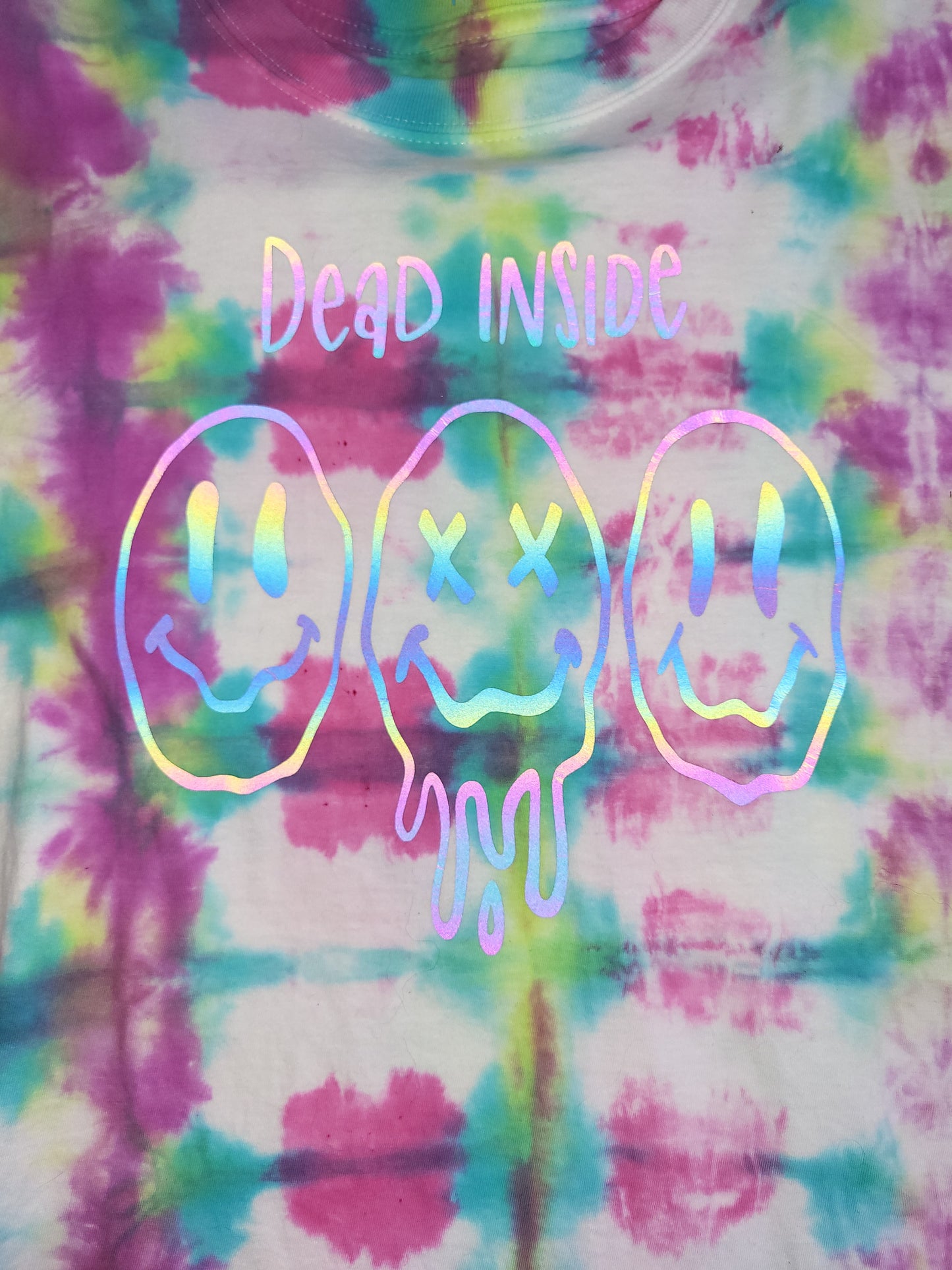 Dead Inside Tye Dye- Ready to Ship- Size Adult Large