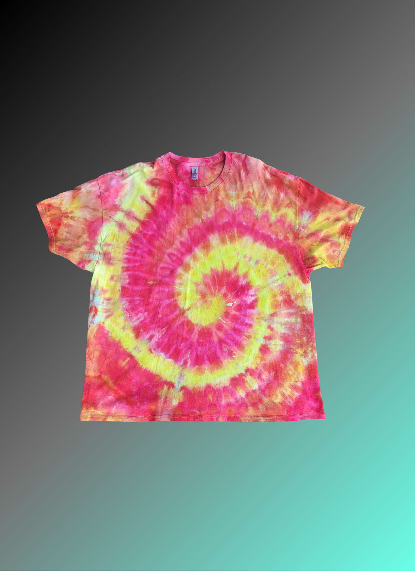 One Love Spiral Tye Dye- Ready to Ship- Size Adult 3XL