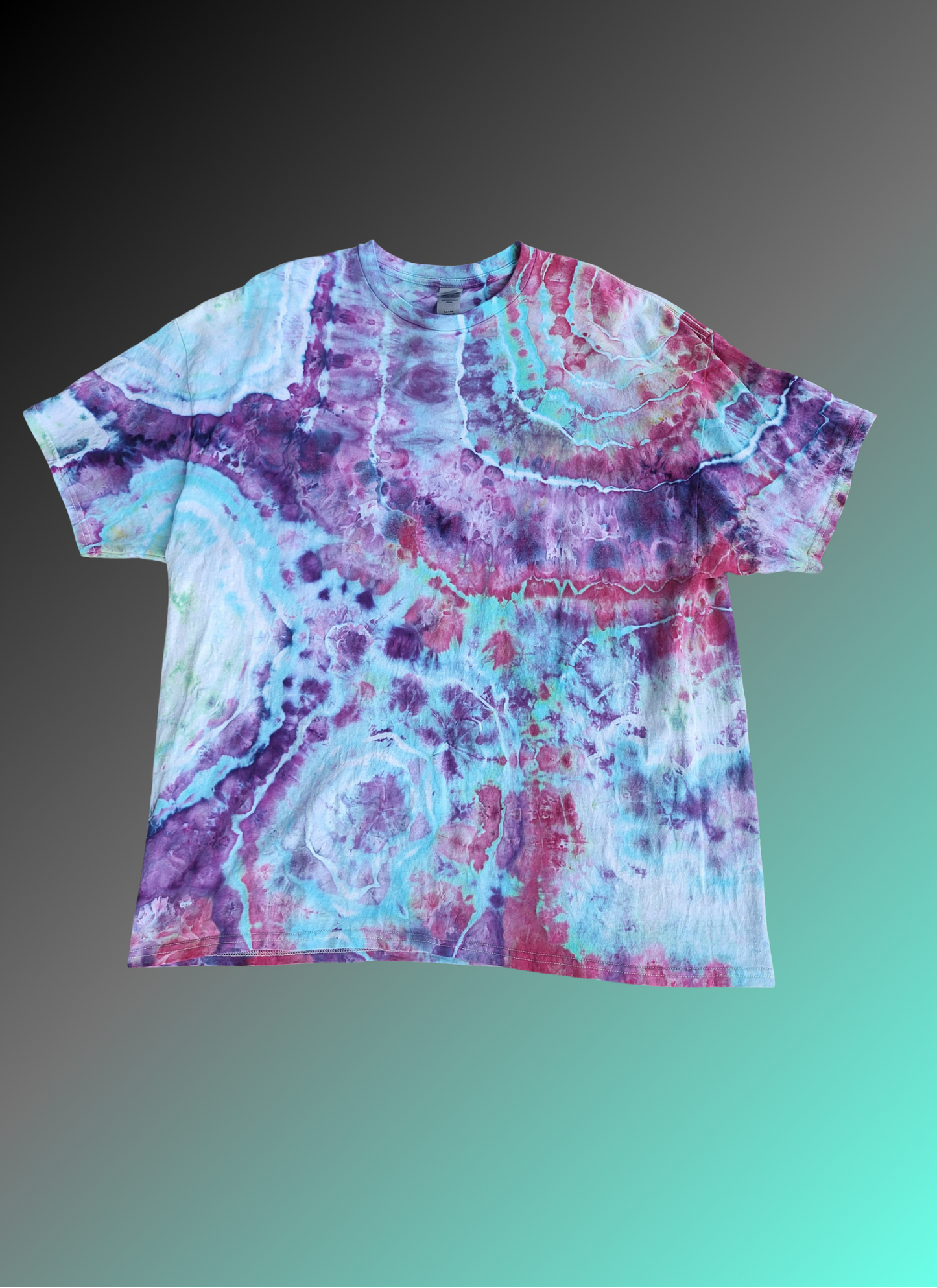 Color wave Tye Dye- Ready to Ship- Size Adult 2XL