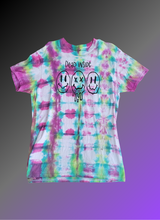 Dead Inside Tye Dye- Ready to Ship- Size Adult Large