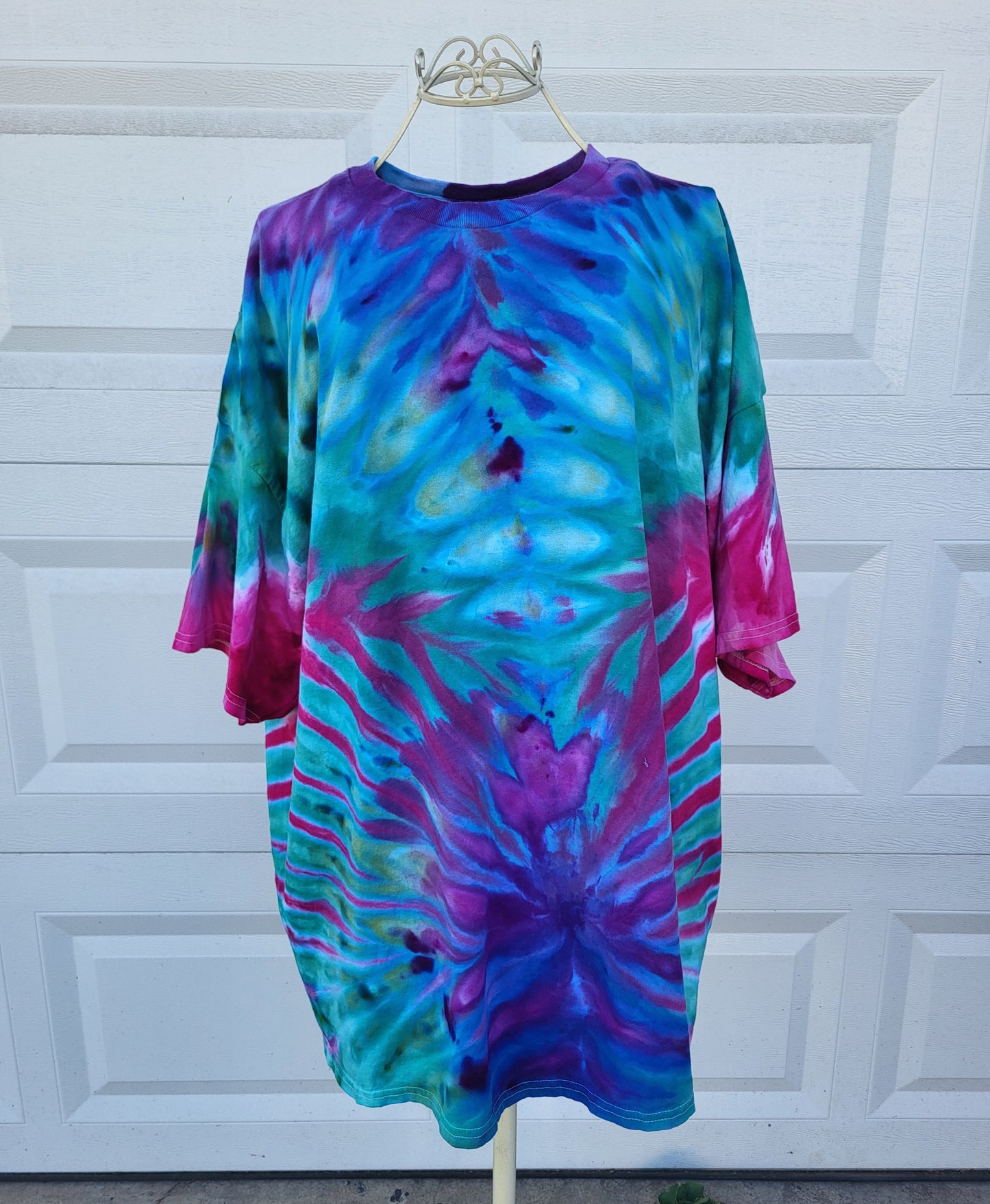 Unicorn popsicle Tye Dye- Ready to Ship- Size Adult 4XL