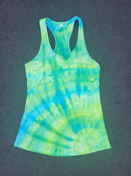 Citrus Sunrise Tye Dye Tank-top- Size L-Ready to Ship