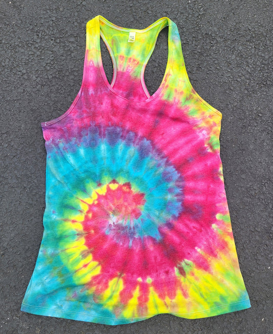 Tropical Abyss Tye Dye Tank-top- Size XL- Ready to Ship