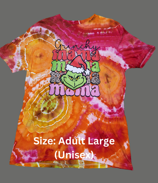 Grinch Mama MARKED DOWN Ready to Ship- Size Adult Large