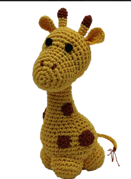 George the Giraffe Organic Cotton Dog Toy