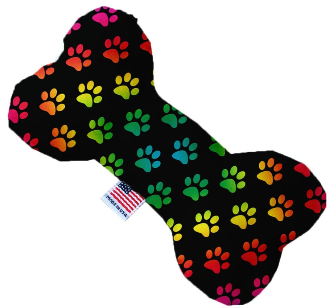 Rainbow Plush Dog Toys