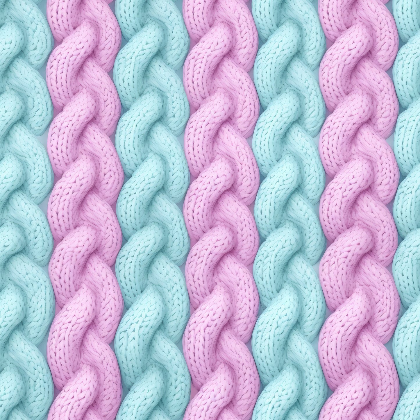 Pastel Knitted-Car Coasters