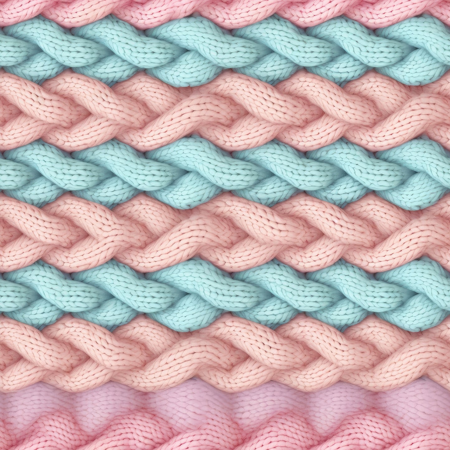 Pastel Knitted-Car Coasters